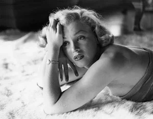 Rare Private Moment With Marilyn Monroe, 1953. Print by Gene Trindl