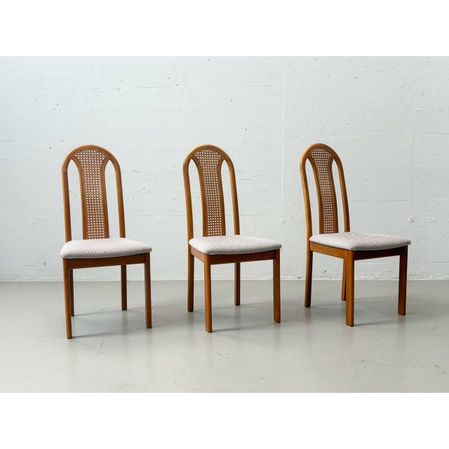 Vintage Dining Chairs with Viennese Caning from Lübke, 1980s, Set of 6 For Sale - Image 16 of 18