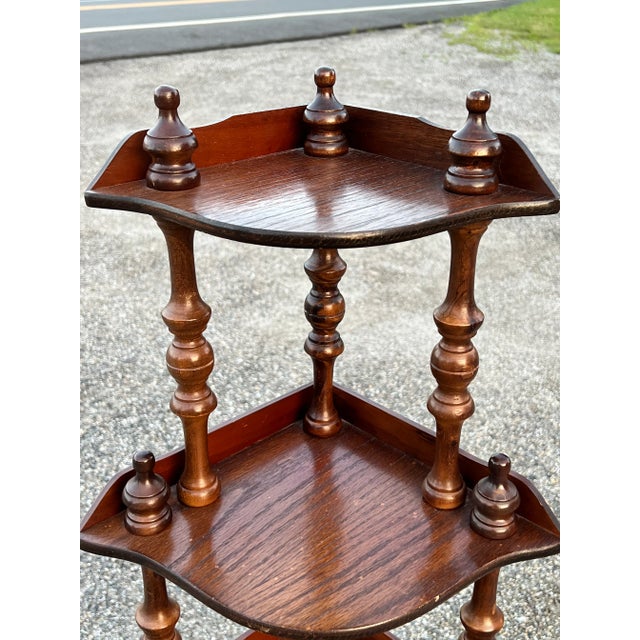 Vintage Victorian Style Corner Shelf Chairish