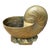 Brass Patina Nautilus Shell Planter, Mid Century For Sale