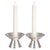 Metal Mid-Century Modern Swedish Sterling Silver Candleholders from GAB, 1961, Set of 2 For Sale - Image 7 of 7