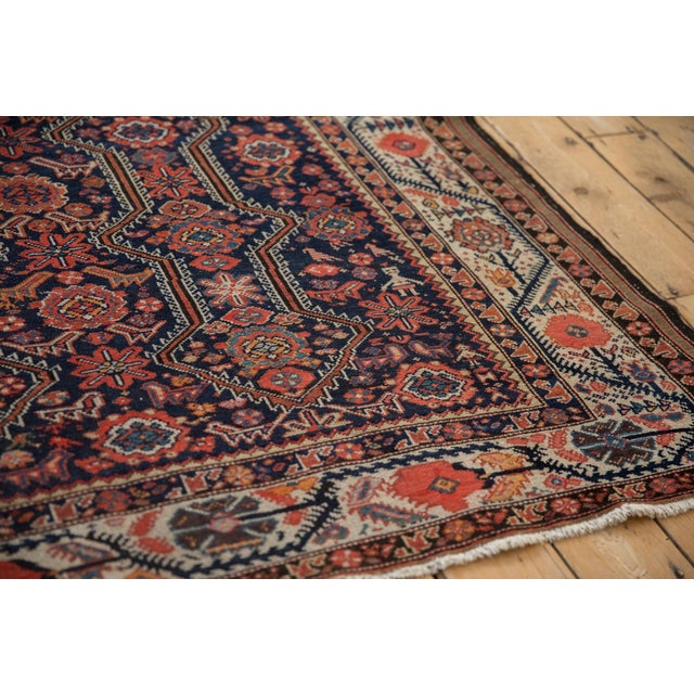 Antique Fine Malayer Carpet - 5'6" X 6'5" For Sale - Image 9 of 12