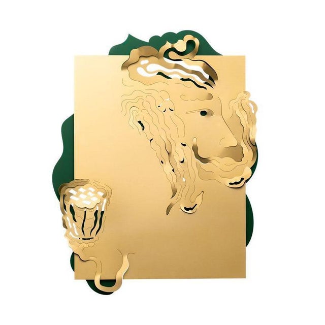 The Hunt Metallic Tapestries in Powder-Coated Aluminum by Altreforme, Set of 5 For Sale - Image 10 of 16