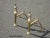 Brass Vintage French Country Brass Fireplace Andirons For Sale - Image 8 of 13