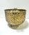 English Vintage Embossed Brass Cachepot Planter – Hollywood Regency Brass Planter For Sale - Image 3 of 8