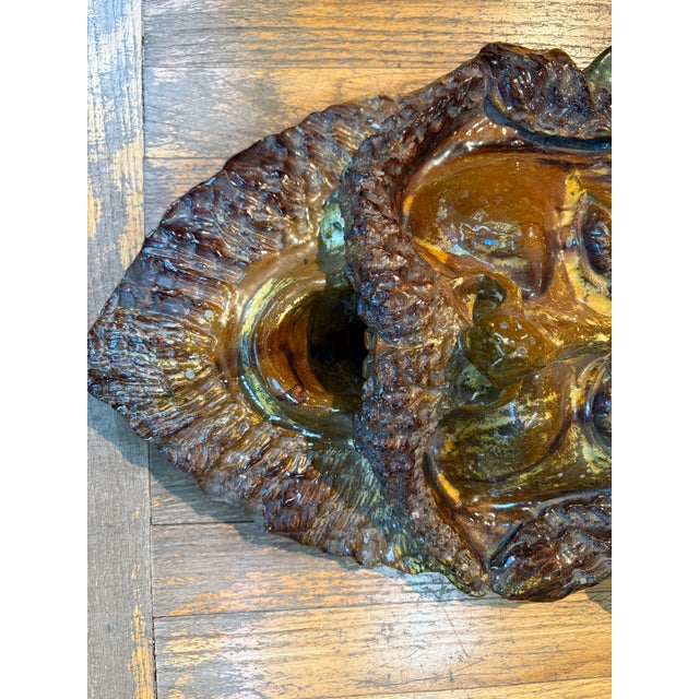 1950s Italian Glazed Terracotta Head Sculpture For Sale In Houston - Image 6 of 12