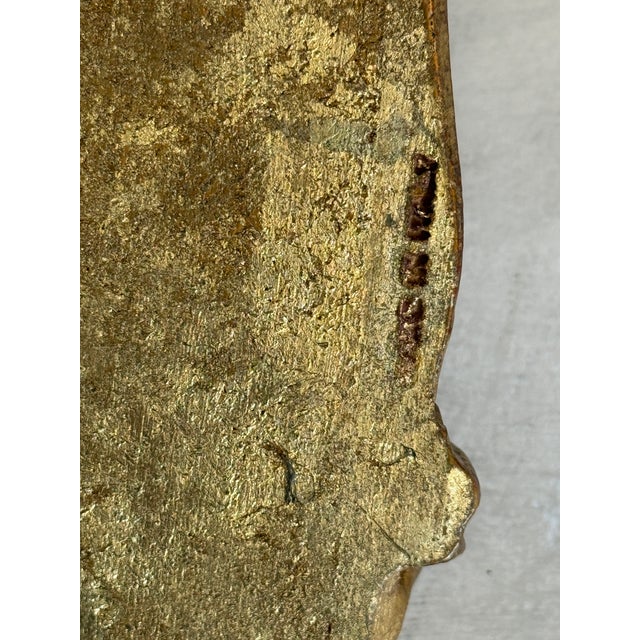 Wood Vintage Italian Gilt Wall Shelf Sconce Carved Wood Italy Florentine Style For Sale - Image 7 of 10