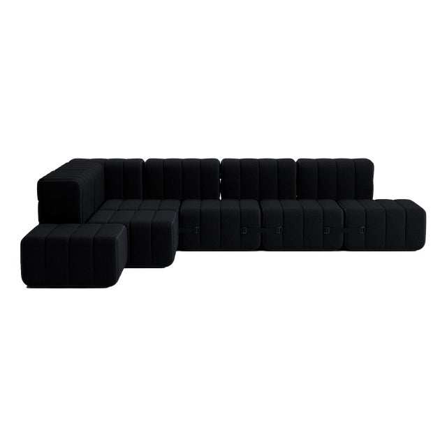 Modular Corner Sofa in Sera Fabric from Ambivalenz, Set of 12 For Sale