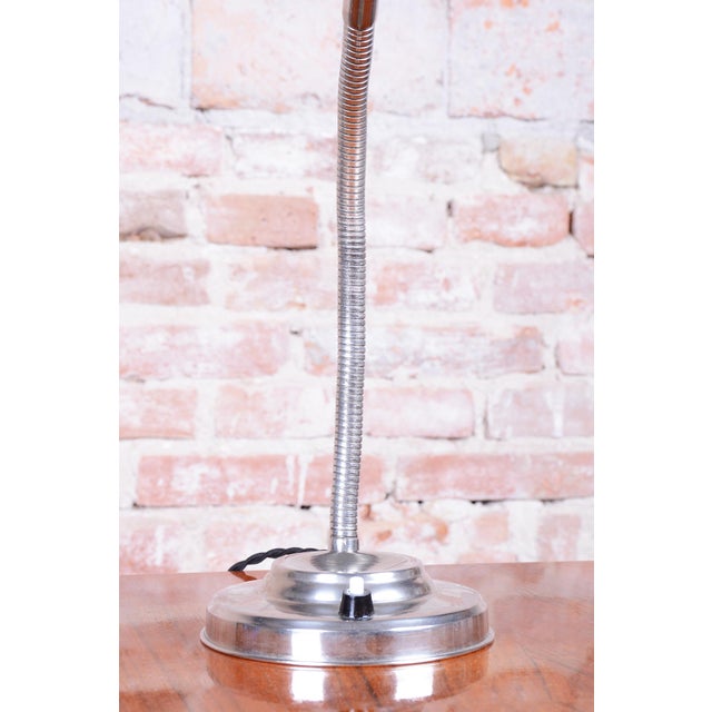 Maker: J. Vorel This tasteful desk lamp dates back to the 1930s, was manufactured in Czechoslovakia by J. Vorel (Prague -...