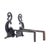 Bradley Hubbard Pair of Bradley & Hubbard Cast Iron Dolphin Form Andirons, C. 1900 For Sale - Image 4 of 10