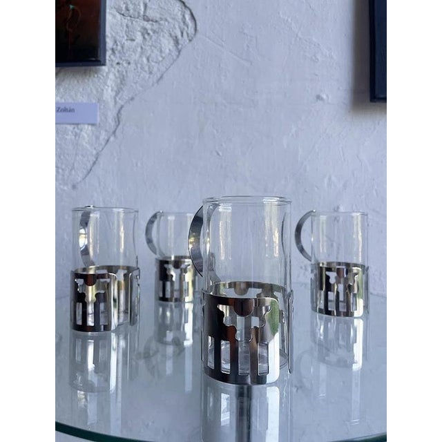 Glass Cups by George Sowden for Bodum, 1980s, Set of 4 For Sale - Image 14 of 14