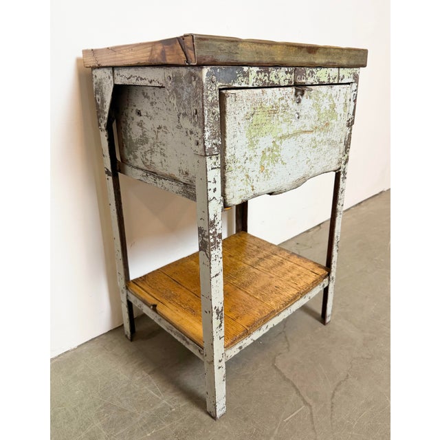 Vintage Industrial Iron Chest of Drawers, 1950s For Sale - Image 4 of 18