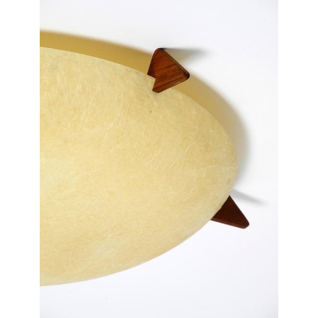 Mid-Century Modern Fiberglass Ceiling Lamp, 1950s For Sale - Image 6 of 16