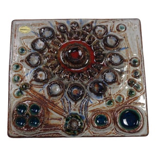 Ceramic Mural by Backhausen Noomi for Søholm, Denmark, 1960s For Sale