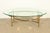 LaBarge Hollywood Regency Brass and Glass Cocktail Table, Circa 1960s For Sale - Image 11 of 11