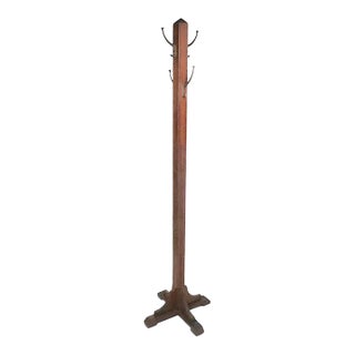 Early 20th Century Arts and Crafts Coat Tree Rack For Sale