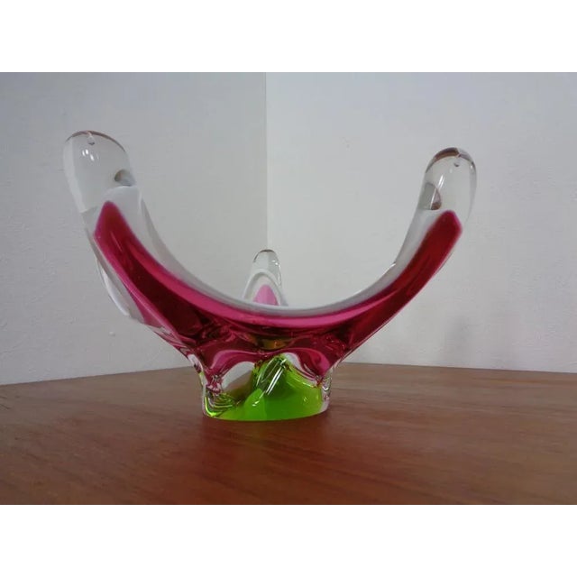 Mid-Century Modern Large Italian Bowl in Murano Glass, 1960s For Sale - Image 3 of 11