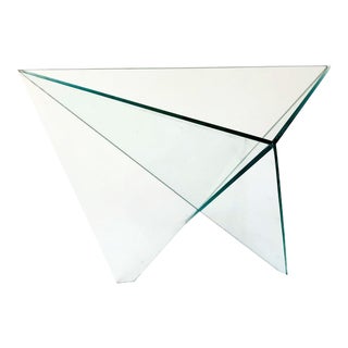 Sculptural Postmodern Glass Bowl by Side Three Studio 1988 For Sale