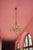 Six-Armed Wooden Gilded Chandelier For Sale - Image 11 of 11