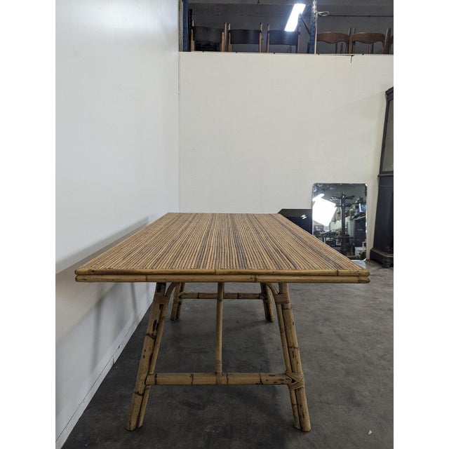 Dining Table in the style of Audoux Minet For Sale - Image 4 of 6