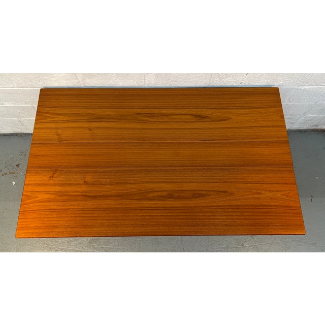 Wood Mid-Century Teak Drop Leaf Dining Table by Nordisk Andels-Eksport of Denmark For Sale - Image 7 of 17
