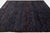 Blue Contemporary Modern Moroccan Style Geometric Wool Area Rug in Deep Espresso For Sale - Image 8 of 12