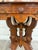 Antique Victorian Eastlake Marble Top Walnut Parlor Table For Sale - Image 4 of 14