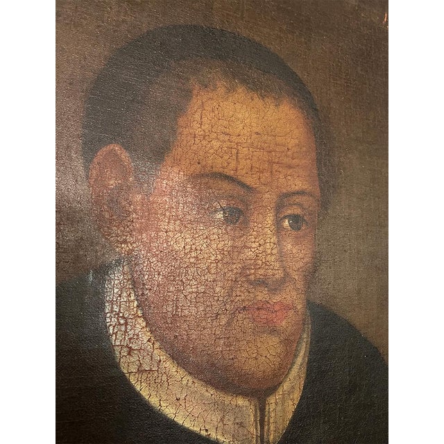 19th Century Portrait of Padre Andrea Villani For Sale - Image 4 of 4