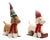 Plush Dog Character on Sled and Skis (Set of 2) For Sale
