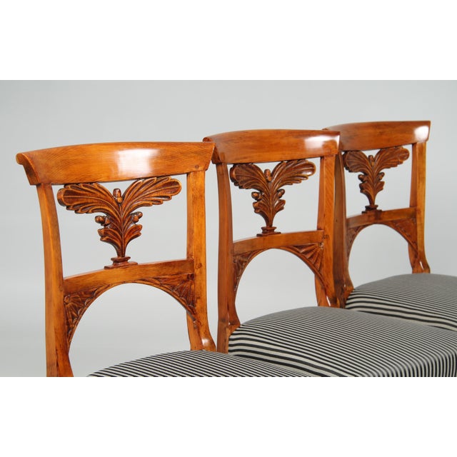 Antique Biedermeier Chairs, 1820, Set of 4 For Sale - Image 6 of 13