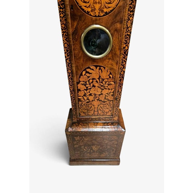 Brown William & Mary Marquetry Longcase Clock by Joseph Windmills London, 1690 For Sale - Image 8 of 18