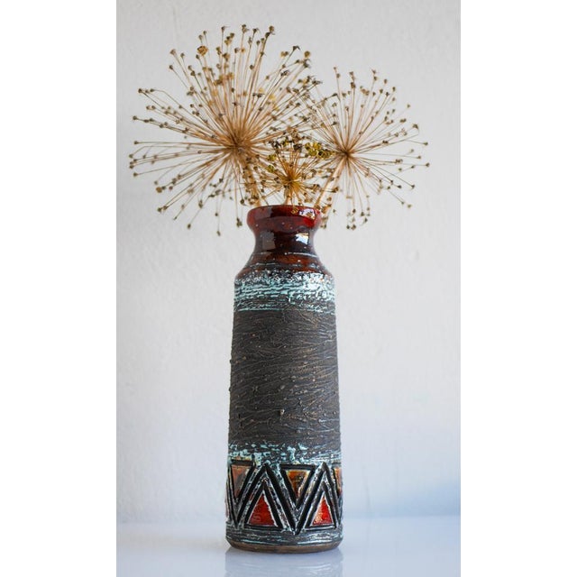 Mid-Century Modern Large Scandinavian Art Pottery Vase in