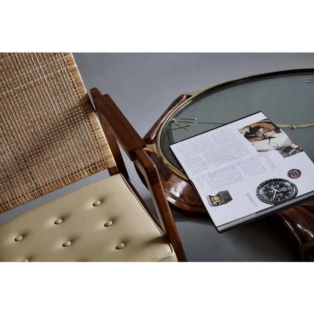 A remarkable 1960s “gold” wristwatch coffee table by ds, florence step into the world of mid-century italian design with...