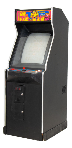 Bally Midway Ms. Pac-Man Video Arcade Game, 1981