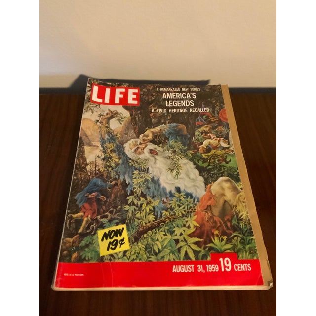 Vintage Mid-Century 1959 Life Magazine Issues - Pair of 2 For Sale - Image 6 of 8