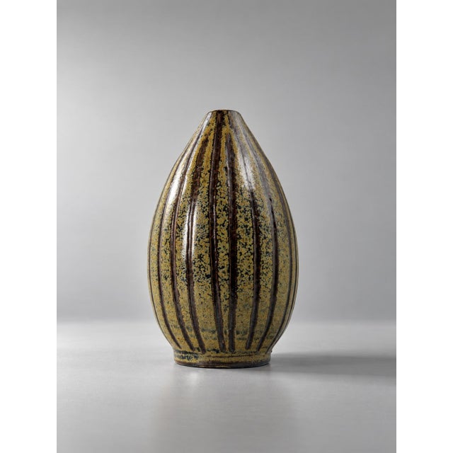 Ceramic Small Vase by Arthur Andersson for Wallåkra Stenkälsfabrik, 1930s For Sale - Image 7 of 7