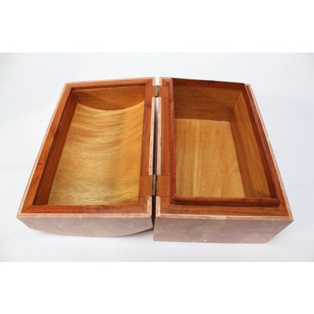 Stone Vintage Tessellated Stone Jewelry Box by Maitland Smith For Sale - Image 7 of 13