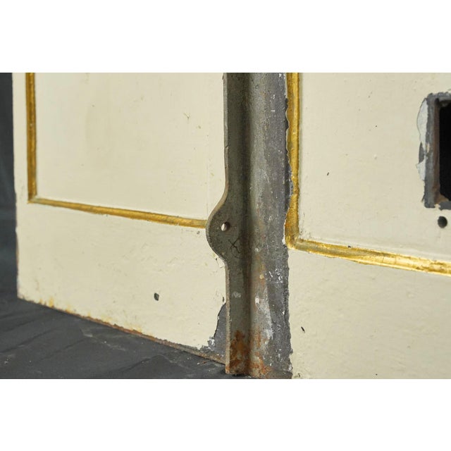 The Plaza Hotel French Cast Iron Fireback Set For Sale - Image 13 of 16