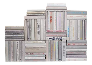 Decorative Books - Marble Book Wall - Set of 75 Grey Books