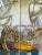 Late 20th Century Hand Painted Caravel Sailing Ship Polychrome Portuguese Azulejos Tile Mural - Set of 6 For Sale - Image 5 of 13