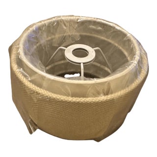 Rustic Style Small Drum Shape Bulrap Lampshade For Sale