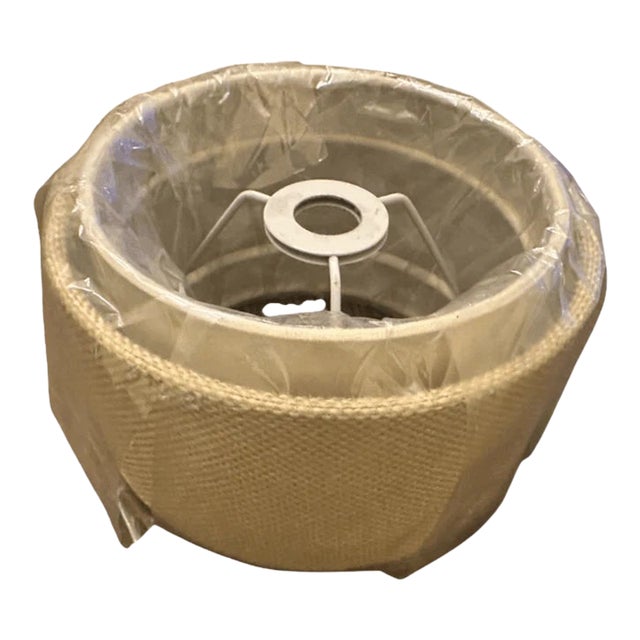 Rustic Style Small Drum Shape Bulrap Lampshade For Sale