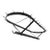 French Country Wrought Iron Oval Hanging Pot Rack For Sale