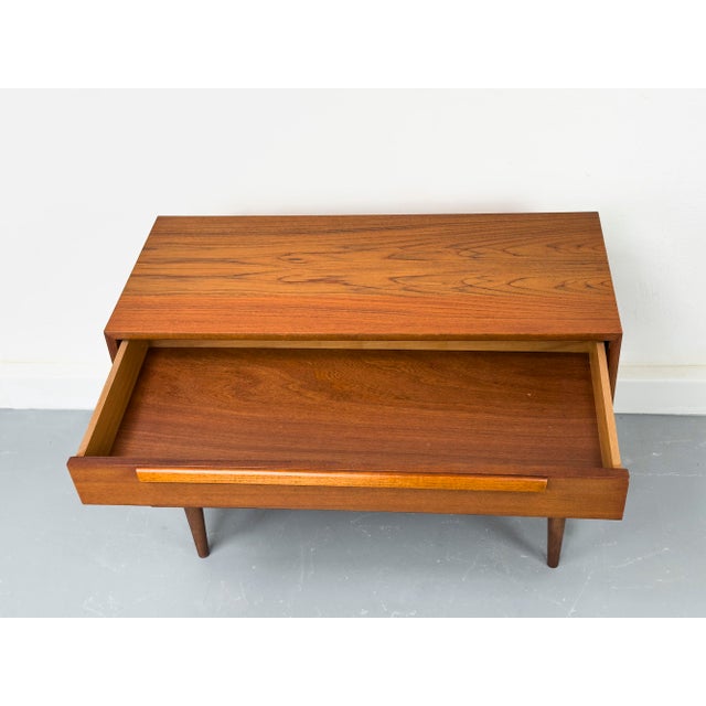 Chest of drawers by wk möbel from the 1960s. made in a classic, scandinavian-inspired design. Four drawers with elegant...
