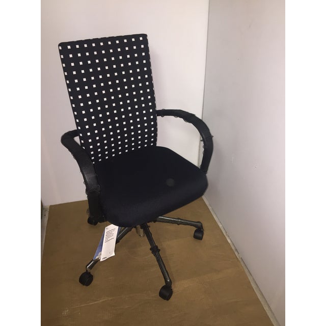 Vitra Ac 1 High Back Swivel Executive Armchair With Girard Fabric For Sale In Boston - Image 6 of 6