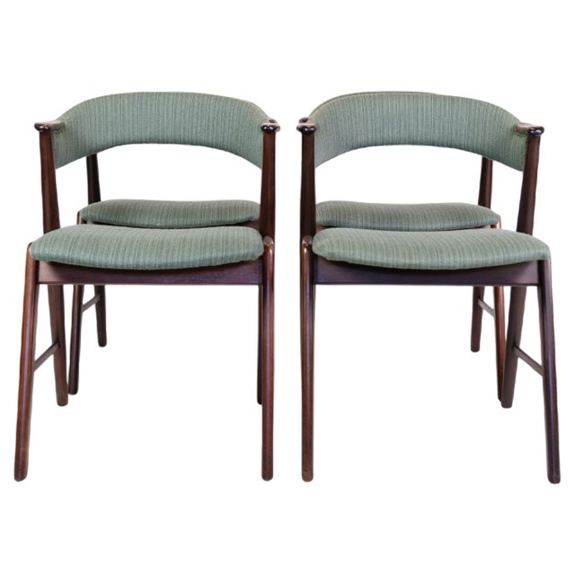 Danish Dining Room Chairs in Rosewood from Korup Chair Factory, 1960s, Set of 4 For Sale