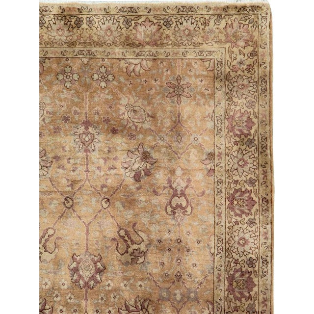 Rustic Galerie Shabab Collection Mid-20th Century Turkish Herekeh Rug For Sale - Image 3 of 10