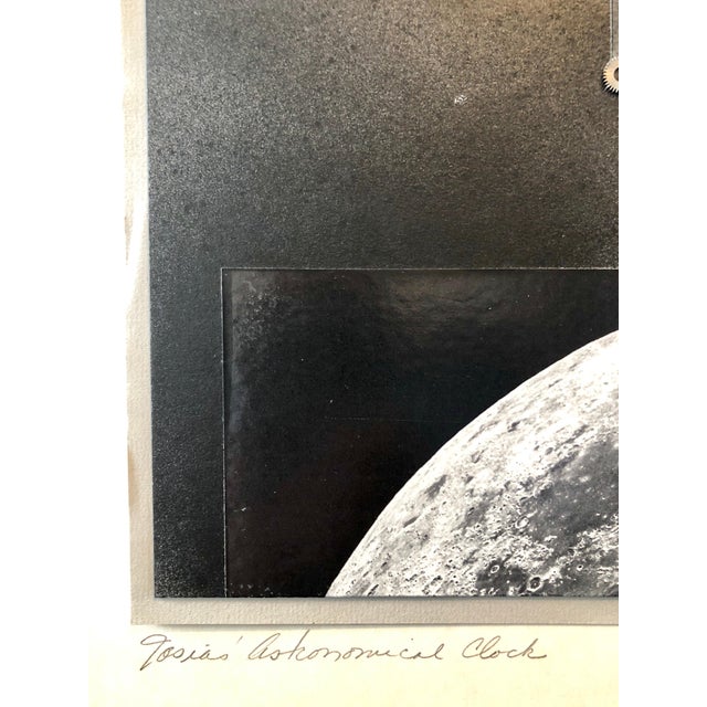 Dada Vera Simons, Josias Astronomical Clock Watch Parts Assemblage Photo Planet Collage Photograph, 1983 For Sale - Image 3 of 8