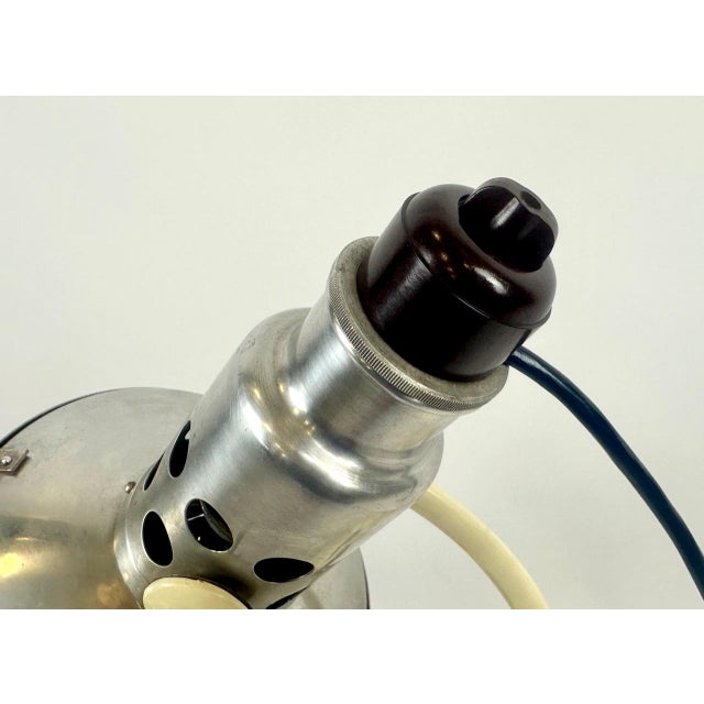 Mid-Century Modern Industrial Polish Famed Medical Lamp, 1950s For Sale - Image 3 of 13
