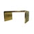 Mid-Century Modern Vintage Sarreid Brass Clad Waterfall Coffee Table or Bench For Sale - Image 3 of 15